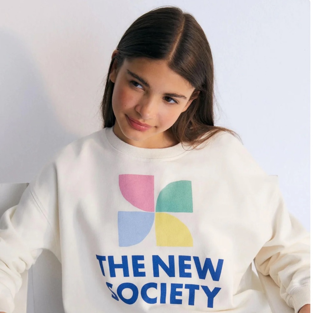 The new society girls sweatshirt
